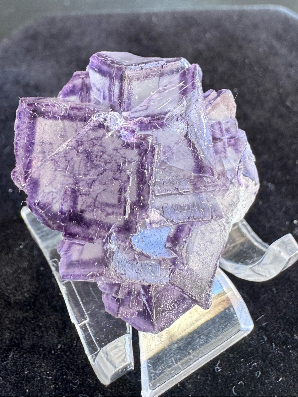 Flourite Purple Edge Huanggangliang Mine- Inner Mongolia - Picture 4 of 9